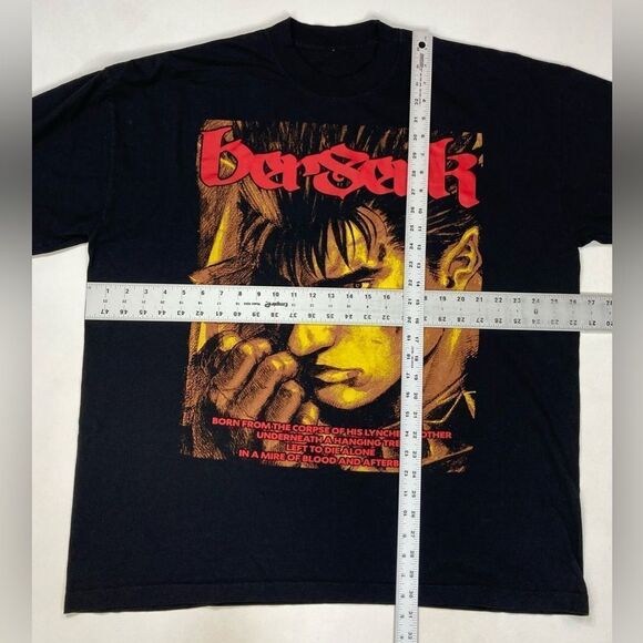 Berserk Born From The Corpse Anime Graphic T-shirt XXL Black Short Sleeve - Picture 6 of 6